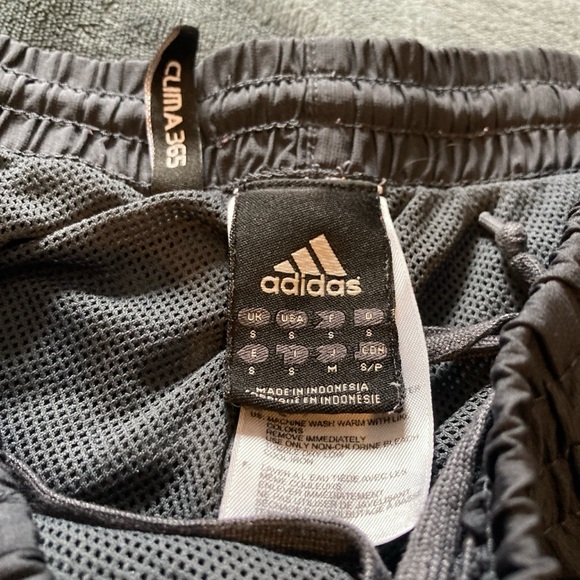 Adidas smoke grey and white Track Pants - Picture 3 of 3